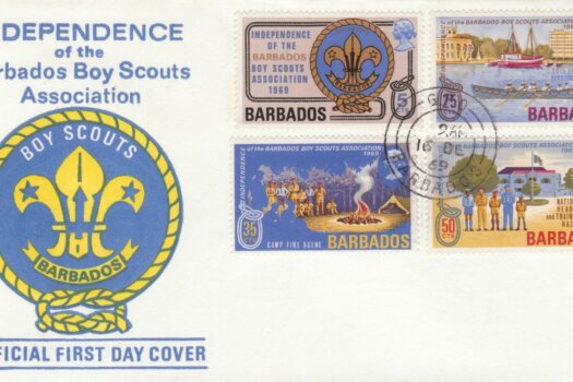 Barbados 1969 Independence of the Boy Scout Association FDC - illustrated cover