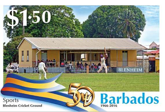 Barbados Stamps 50th Anniversary of Independence $1.50 stamp - Sports
