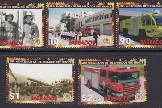 Barbados SG1281-1285 | 50th Anniversary of the Barbados Fire Service