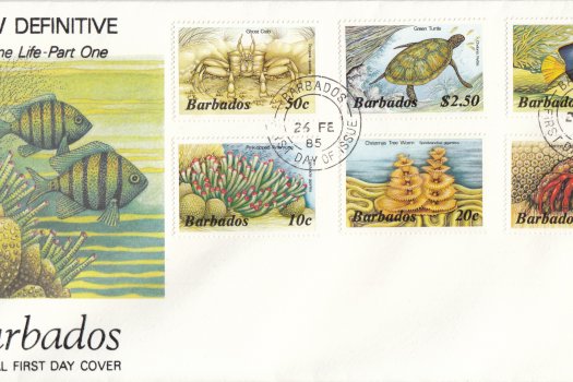 Barbados 1985 | Marine Life Definitives FDC Part 1