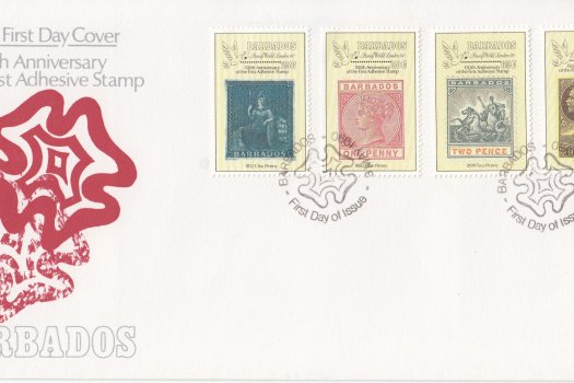Barbados 1990 | 150th Anniversary of the First Adhesive Stamp FDC