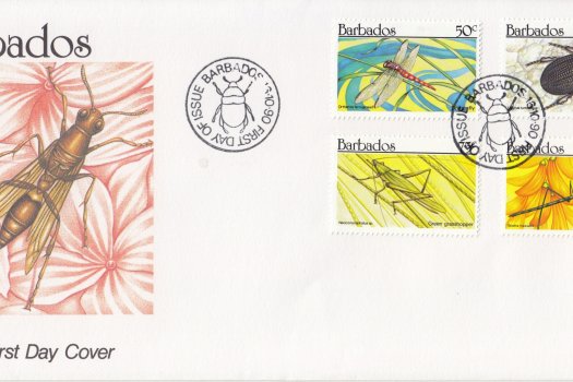 Barbados 1990 | Insects FDC