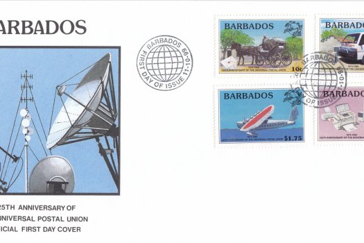 Barbados 1999 125th Anniversary of the Universal Postal Union (UPU) FDC
