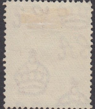 Barbados SG250ca | 2d Claret Extra Frame Line 1938-47 George VI Badge of the Colony (rear)