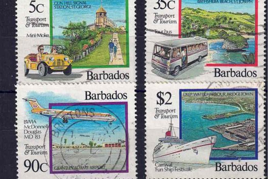 Barbados SG983 - 986 | Transport & Tourism 1992 (Used)