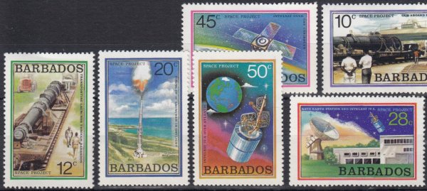 Barbados SG 639-644 | Space Project Commemorations