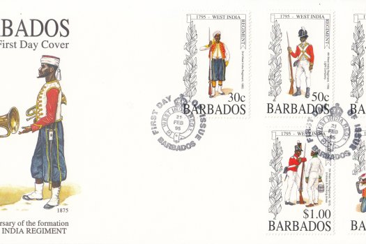 Barbados 1995 | Bicentenary of Formation of West Indies Regiment FDC