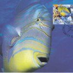 Barbados 2006 | Queen Triggerfish Maximum Card $2.10 stamp