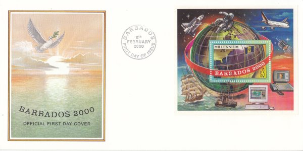 Barbados 2000 | Barbados Millennium Souvenir Sheet FDC