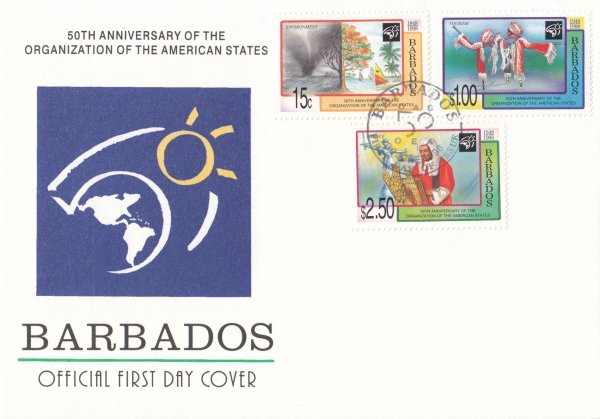 Barbados 1998 | 50th Anniversary of Organization of American States FDC